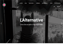 Tablet Screenshot of lalternative-danse.com